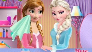 Elsa and Anna Prom Prep (Холодное сердце: Эльза и Анна готовятся в вечеринке) - прохождение игры