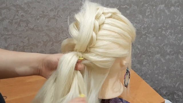 Прическа для первоклассницы на 1 сентября на длинные волосы / Прическа на каждый день / Быстрая кос