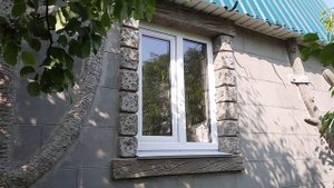 Арт бетон. Оформление окон ( 4К )