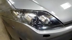Renault Laguna. Замена линз на биксеноновые линзы Hella R с сохранением функции адаптива.
