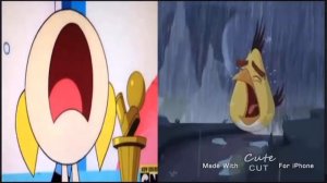 The Powerpuff Girls X Angry Brids Toons!: Bubbles & Chuck Crying!