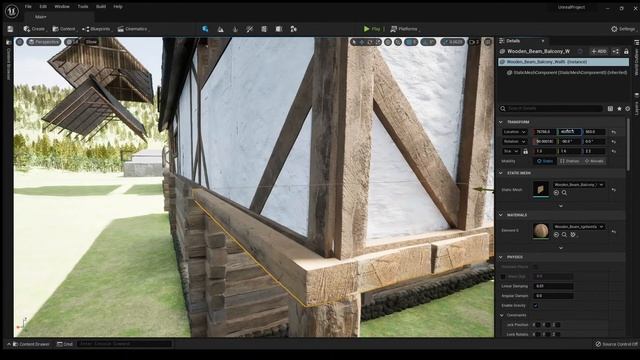 GameDev Stream #47 Моделирование дома в UE5.
