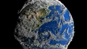 Земля из космоса ураган над Тихим океаном