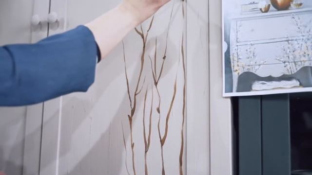 Как перекрасить мебель | Роспись мебели меловыми красками Дарьи Гейлер | как расписать мебель