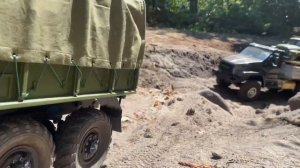 Cross rc ural maz 537  1:12 uc6 маз 537 урал 4320 урал next покатушки