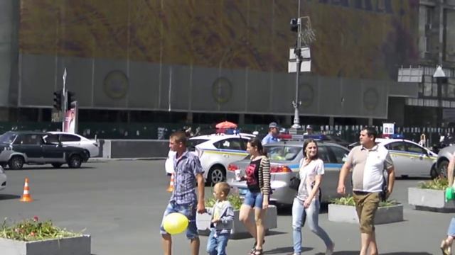 Новую полицию убрали - ГАИ вернули перекр. №1 в Украине 21.07.2015 "14.15" (3) смотреть онлайн