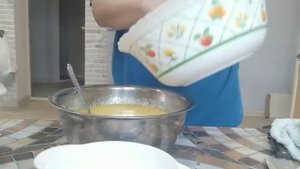 Готовлю очень вкусный и сытный капустный "лохматый" пирог в мини печи Gemlux.