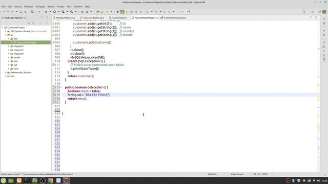 Java Swing with MySQL [Step by Step] [Bonus 04] - Delete Customer смотреть онлайн