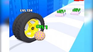 ЭВОЛЮЦИЯ РАЗМЕРА КОЛЕСА, МАКСИМАЛЬНЫЙ УРОВЕНЬ! | Level Up Wheel