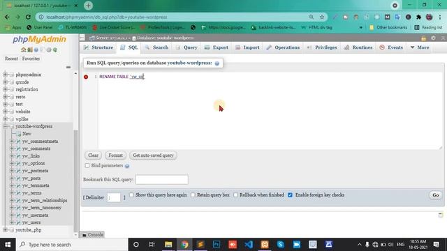 prefix wordpress || database prefix wordpress