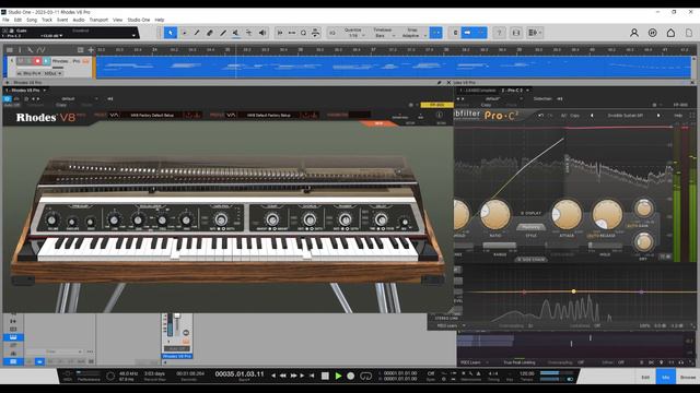 Rhodes V8 Pro VST test