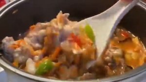 Тушеная индейка с овощами