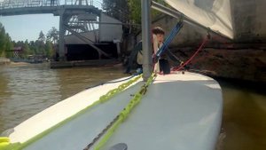 Яхта "Луч" 25 мая 2021г Мой второй самостоятельный выход и первый в этом году. Страшно, но круто!