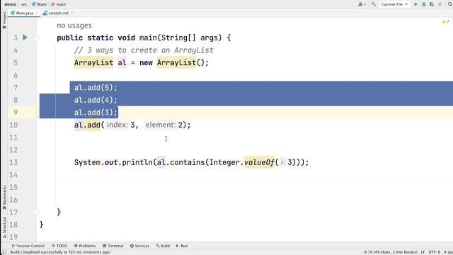ArrayList | Most Commonly Used Methods | Java Collections Framework