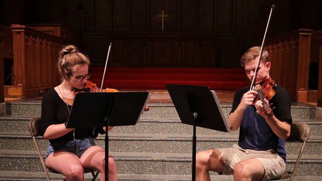 Serenade to Spring from "A Secret Garden" (Lovland) - Violin Duet смотреть онлайн