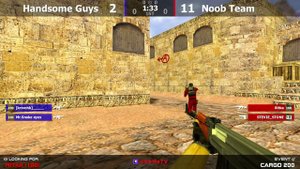 Четвертьфинал турнира по CS 1.6 от проекта "Груз 200" [Красавчики -vs- Noob Team] @kn1feTV