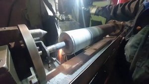 Восстановление изношенной поверхности хромированного ролика транспортера газотермическим методом