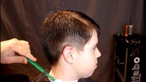 Как стричь ножницами стрижка мужская men's haircut