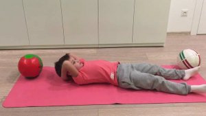 Пресс и приседания для детей