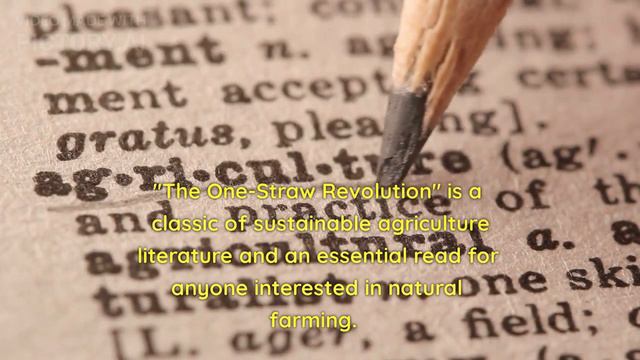 The One-Straw Revolution by Masanobu Fukuoka : Book Review смотреть онлайн