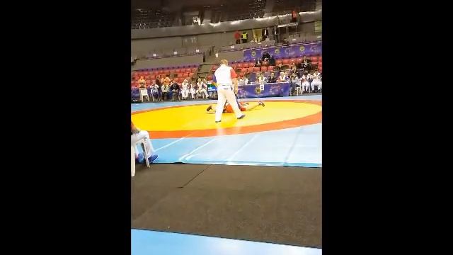 Первенство Европы по самбо 2016 юниорки +80 кг финал. Дарья Типчук