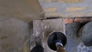 Заливка бетоном в колонну Часть № 23