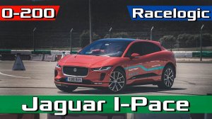 2019 Jaguar I-Pace 0-200 km/h Acceleration & engine sound! 1/4 0-100 launch control ev400 POV