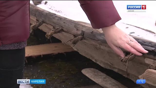 Старинное сшивное судно поморов - A pomor ship made without nails has been found on the Lake Onega смотреть онлайн