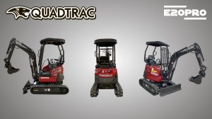 МИНИ ЭКСКАВАТОР QUADTRAC E20PRO  (WWW.QUADTRAC.RU)