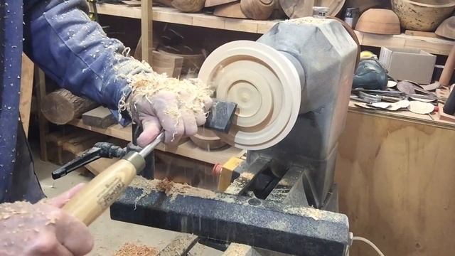 Woodturning – Segmented Macrocarpa Vase