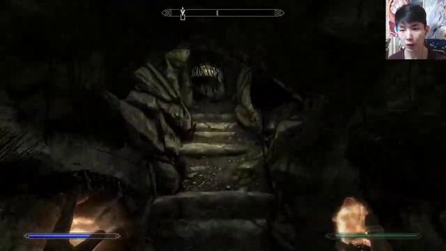 Первое подземелье, Ветреный Пик - TES V Skyrim (Прохождение №3) смотреть онлайн