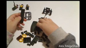 Сборка конструктора "Beach Invasion (Вторжение на пляж)" №1701 Серия "Combat zones" (ENLIGHTEN)