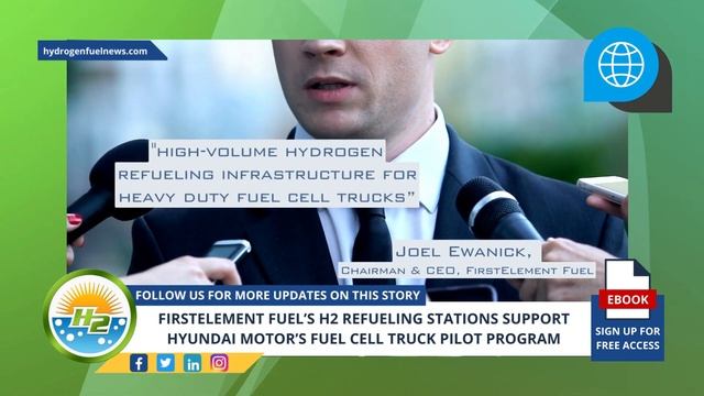 FirstElement Fuel completes roll out of H2 refueling stations for Hyundai Motor’s fuel cell trucks смотреть онлайн