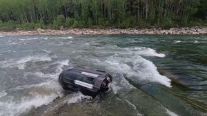 Гонки по реке Мрас-Су на гидроциклах. Хомутовские Пороги. Горная Шория.