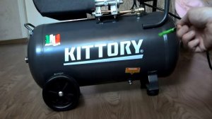 как удалить влагу из поршневого компрессора рессивера KITTORU КАС 50