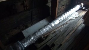 Подогрев приточного воздуха от банной печи своими руками (Частичное отопление дома) ч.2