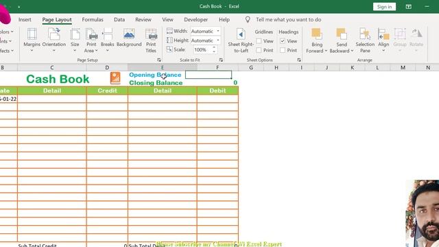 Dynamic Cash Book | How to Create a Cash Book in Excel (Urdu/Hindi Tutorial)