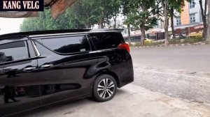 PROSES PERGANTIAN BAN MOBIL TOYOTA ALPHARD PAKAI BAN 235 50 R18 CONTINENTAL #car #modification #hsr