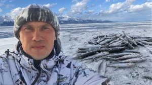 Закрытие зимней рыбалки на омуля. Байкал 2023 г.