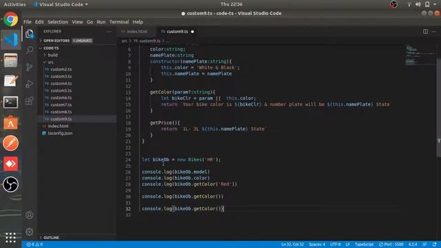 Constructor and Methods | #9 | TypeScript tutorial in Hindi