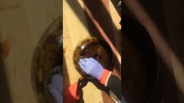 Как БЫСТРО отмыть сковороду от нагара лайфхак Часть 2 Результат смотреть онлайн