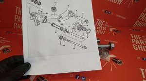 CITROEN C5 1.8-2.0 - подшипники задней балки - полный ремкомплект от SNR/NTN.