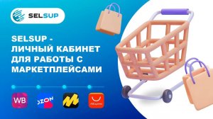 SelSup - личный кабинет для работы с маркетплейсами Wildberries, Ozon, Yandex Market, Aliexpress