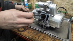 Капитальный ремонт двигателя ЦПГ мопед альфа