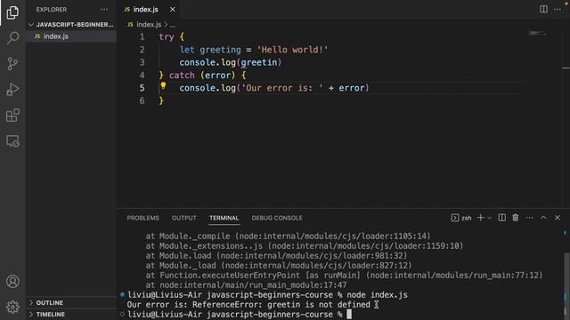 Error Handling in JavaScript Try, Catch, and Finally