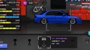 BUILD MITSUBISHI LANCER EVOLUTION VIII FAST AND FURIOUS TOKYO DRIFT (PIXEL CAR RACER)