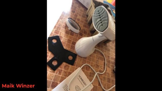 HOMEASY Dampfbürste Dampfglätter Dampfbügeleisen 1500W Garment Steamer смотреть онлайн