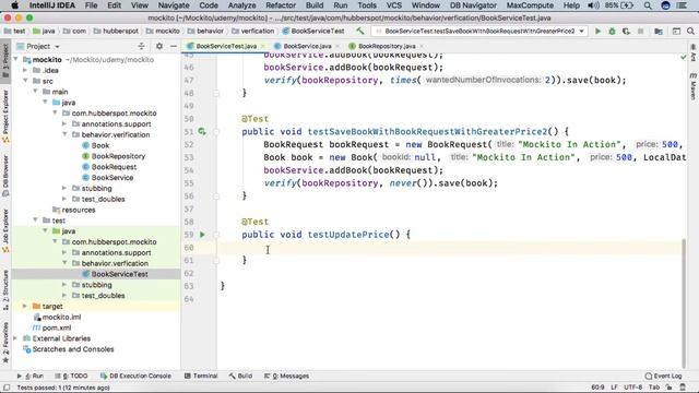Mockito 3 - Verify no interaction with Mock смотреть онлайн