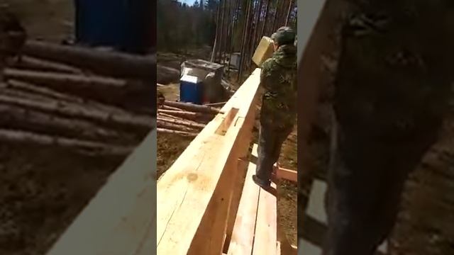 сборка каркаса террасы в замок без металлического крепежа!