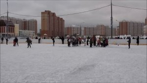 Каток в Некрасовке. 7 января 2013 г.